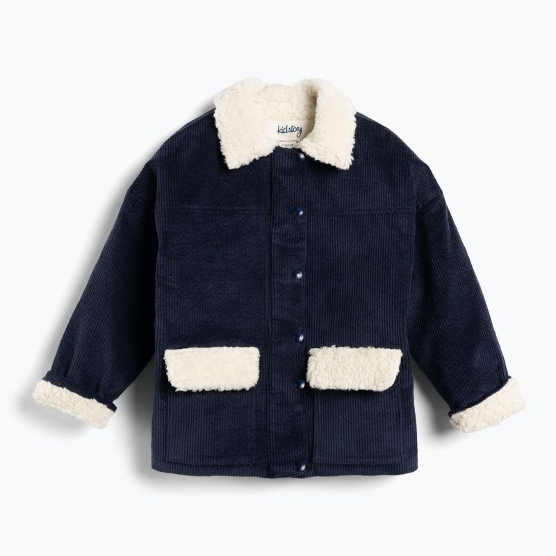 Geacă pentru copii KID STORY Teddy storm blue 2