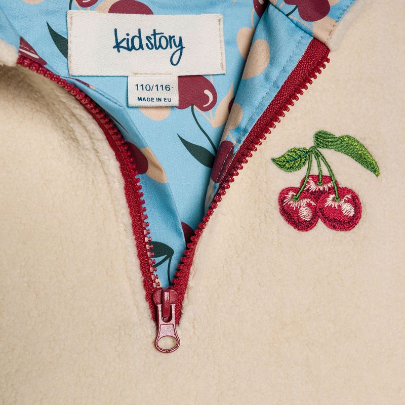 KID STORY pentru copii fleece pentru copii Teddy cremă de vanilie 4