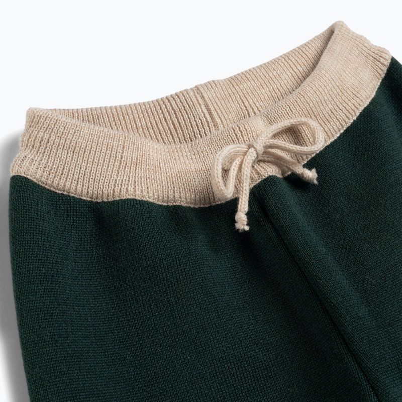 KID STORY pantaloni pentru copii Merino verde șahboard Merino 3