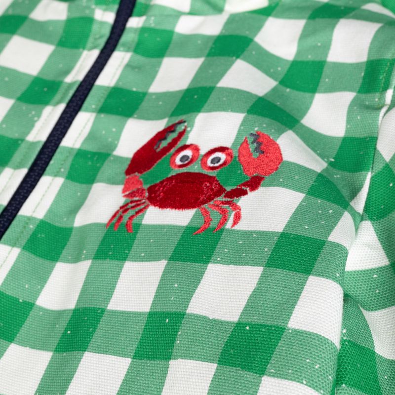 Jachetă pentru copii KID STORY Wiatroszczelna i Wodoodporna green grid 6