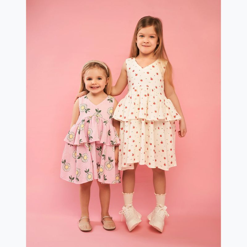 Rochie pentru copii KID STORY Muślinowa pink daisy 11