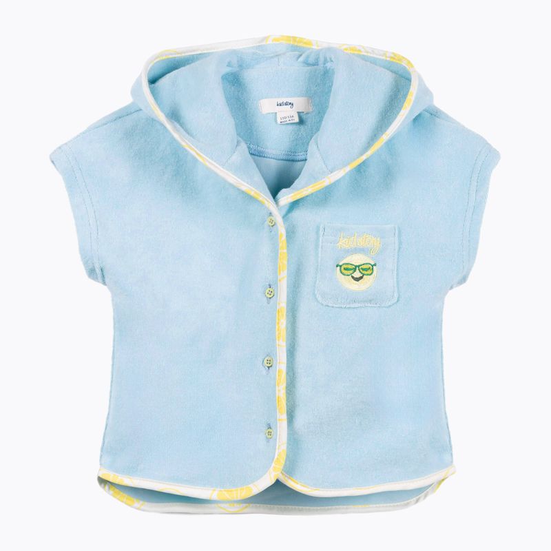 Set pentru copii  KID STORY Cămașă și pantaloni scurți din bumbac ecologic blue sky 4