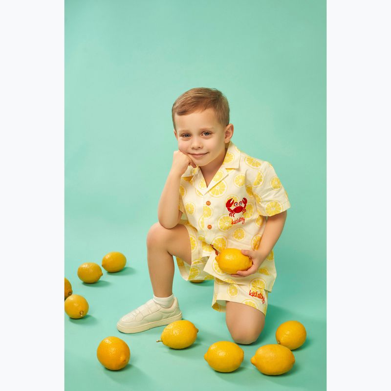 Set pentru copii KID STORY Cămașă și pantaloni scurți lime paradise 13
