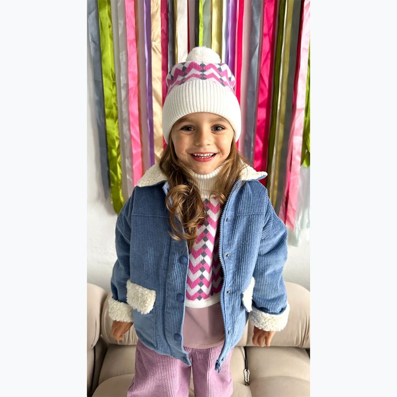 KID STORY căciulă de iarnă pentru copii Merino liliac 4