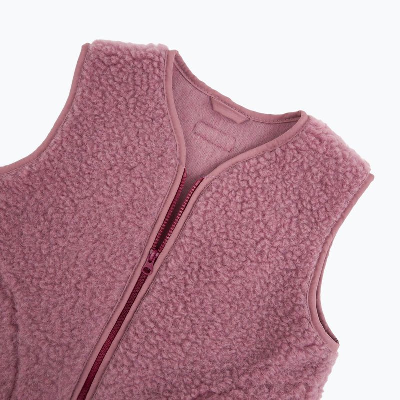 Vestă pentru copii KID STORY Merino dusty pink 4