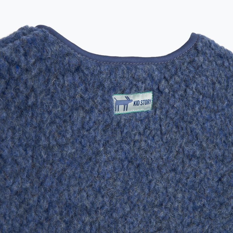 Vestă pentru copii KID STORY Merino denim 4