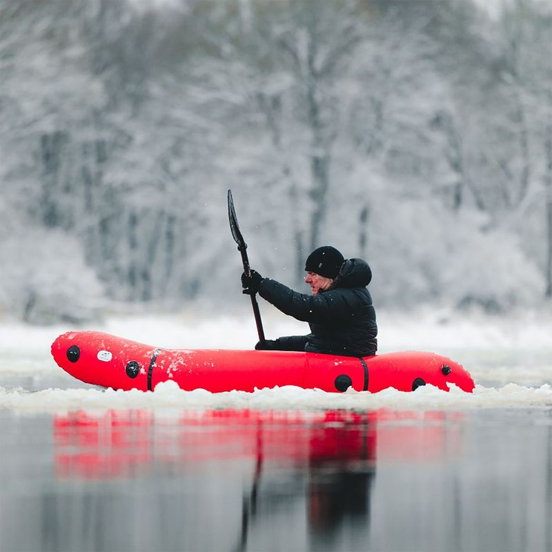 Ponton deschis  Pinpack Packraft Opty roșu 4