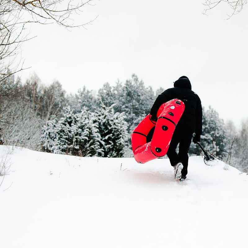 Ponton deschis  Pinpack Packraft Opty roșu 5