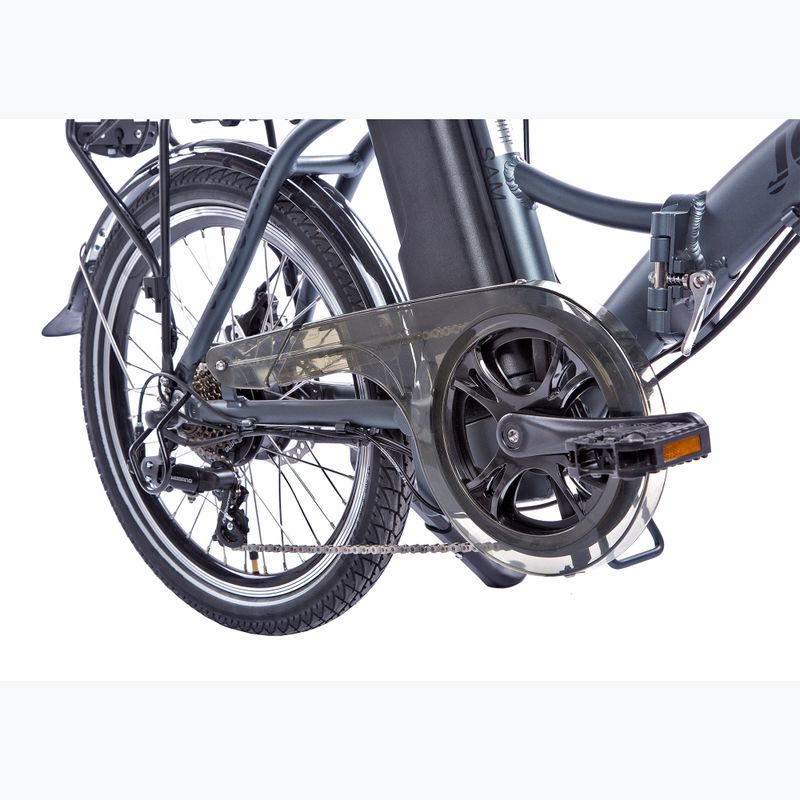 Bicicletă electrică JOBOBIKE Sam 36V 13Ah 468Wh gri 12