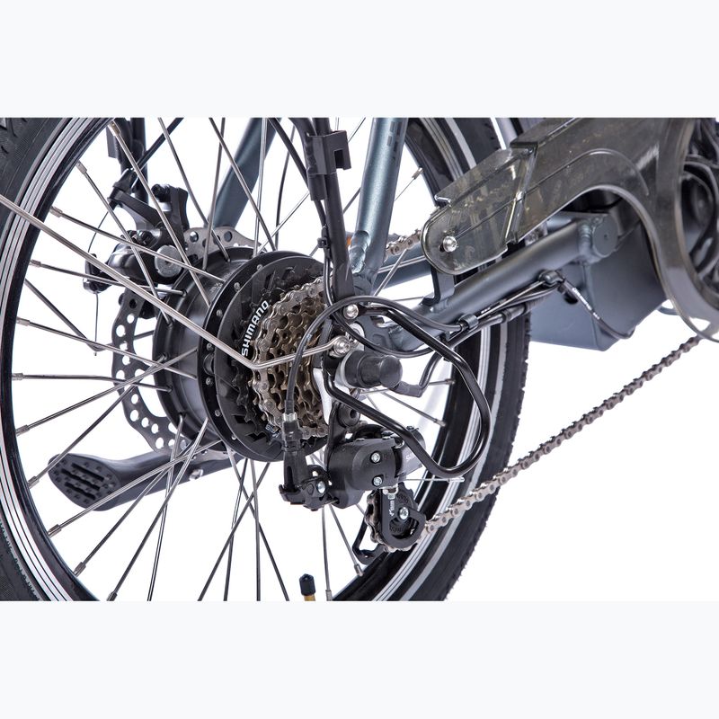 Bicicletă electrică JOBOBIKE Sam 36V 13Ah 468Wh gri 15