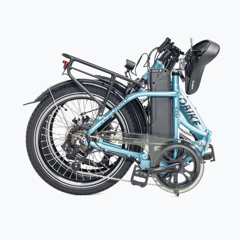 Bicicletă electrică JOBOBIKE Sam 36V 13Ah 468Wh albastră 3