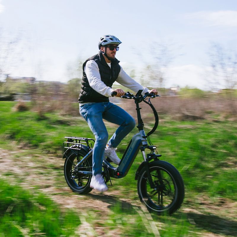 Bicicletă electrică JOBOBIKE Romer 48V 14Ah gri 9