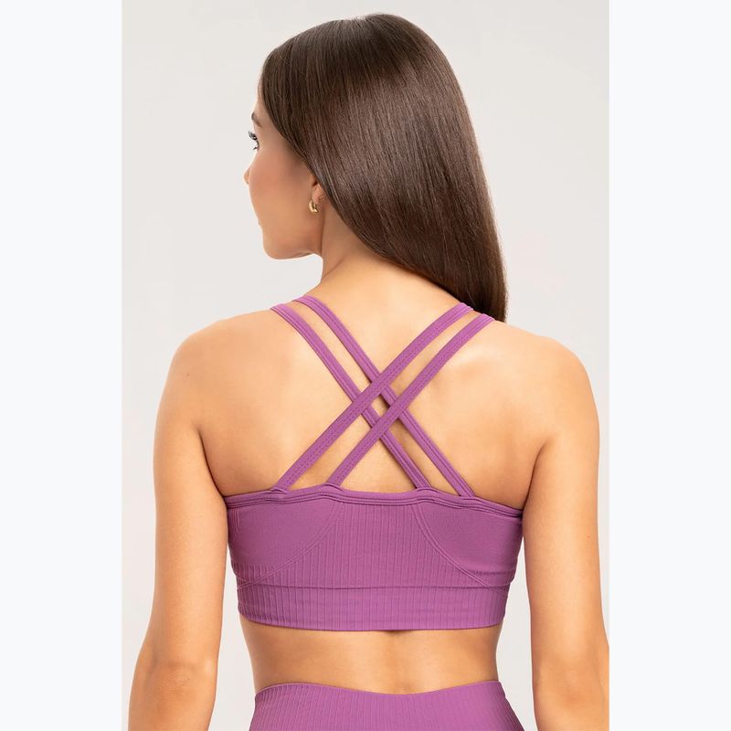 Sutien de antrenament Gym Glamour Push Up 2.0 merry berry 2