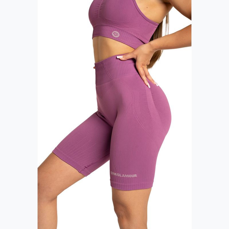 Pantaloni scurți de antrenament pentru femei Gym Glamour Push Up 2.0 merry berry 5