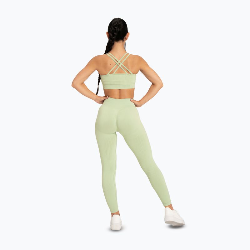 Colanți pentru femei  Gym Glamour Push Up 2.0 pistachio 3