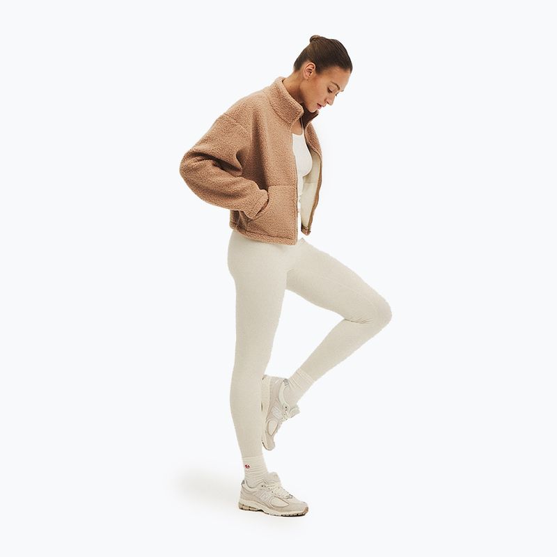 Topul fleece pentru femei JOYINME Explore bej caramelizat JOYINME Explore 5