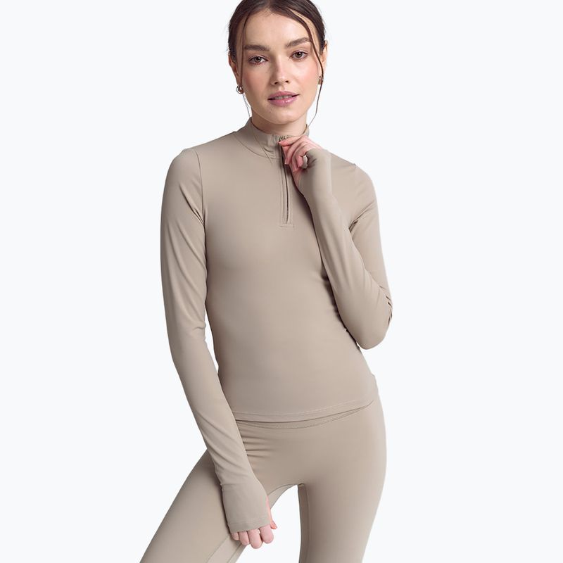 Longsleeve pentru femei JOYINME Motion LS 1/4 Zip sage