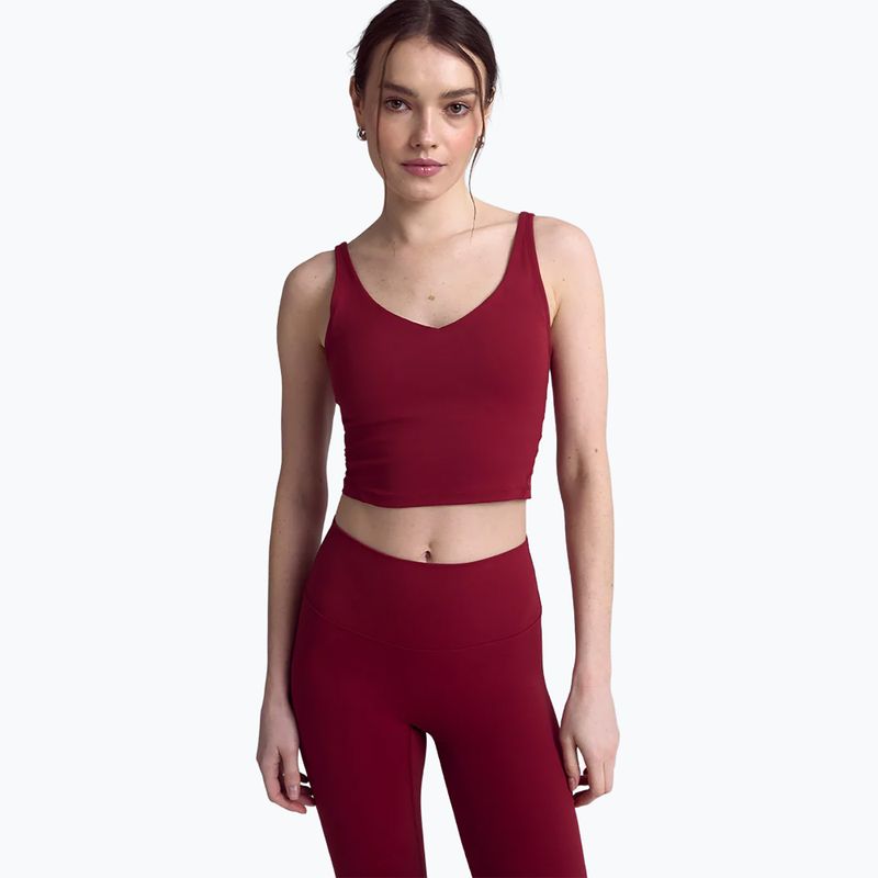 Top de yoga pentru femei JOYINME Grace red wine