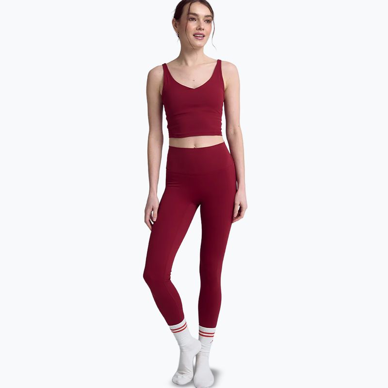 Colanți de yoga pentru femei JoyInMe Oneness Ease 7/8 red wine