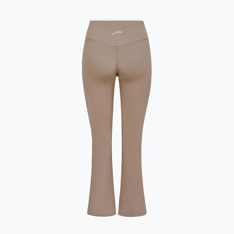 Pantaloni de yoga pentru femei JOYINME Dual Essence Flare desert glow 2