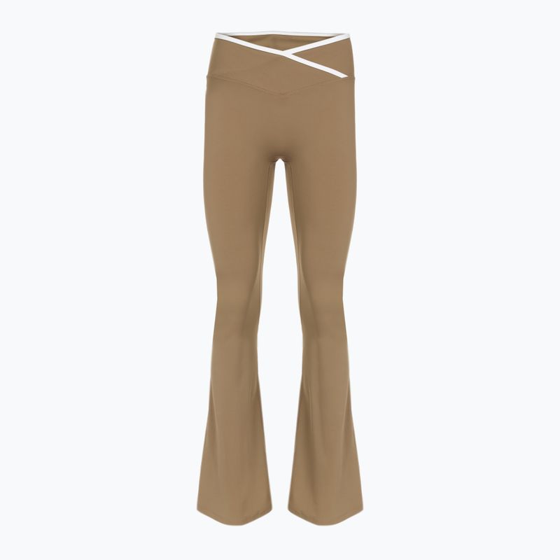 Pantaloni de yoga pentru femei JOYINME Dual Essence Flare desert glow