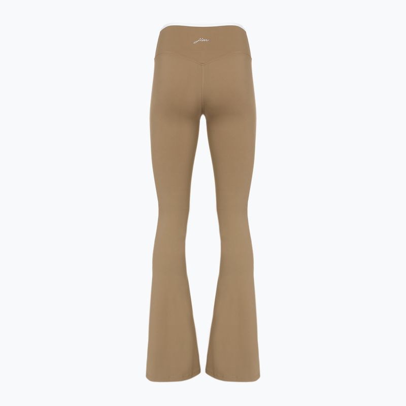 Pantaloni de yoga pentru femei JOYINME Dual Essence Flare desert glow 2