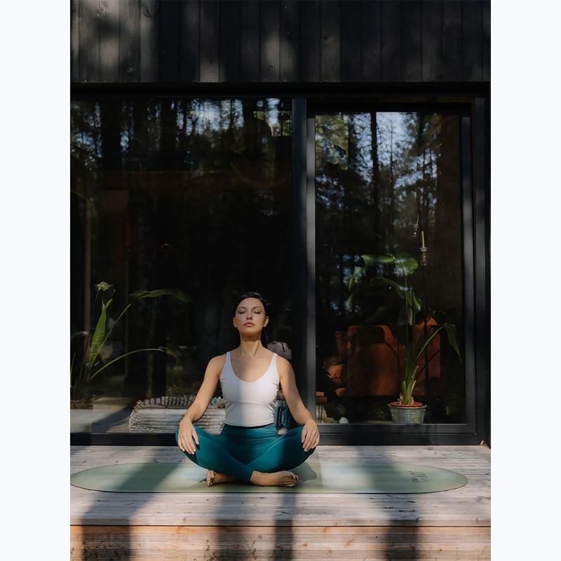 Colanți de yoga pentru femei JoyInMe Oneness Ease 7/8 black green 4