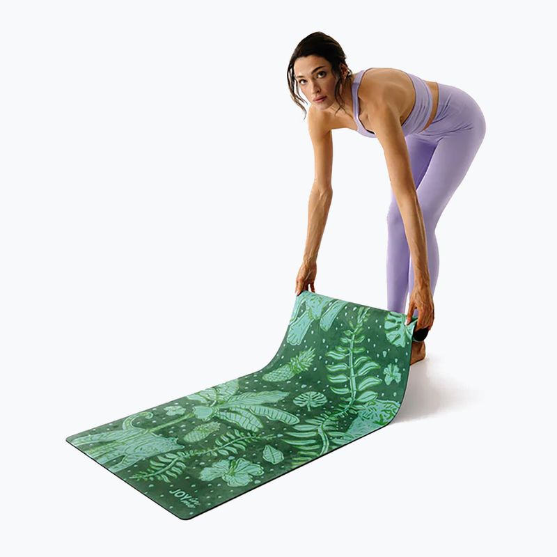 Covoraș de yoga JOYINME Flow Coated jungle green 4