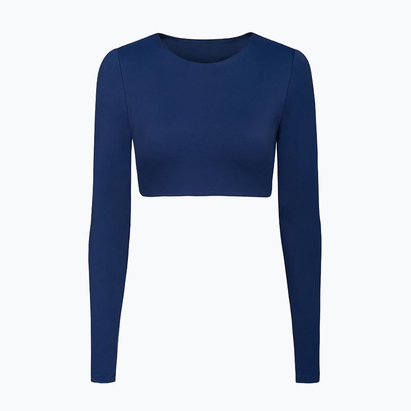Top de yoga pentru femei JoyInMe Core Crop Top dark navy 6
