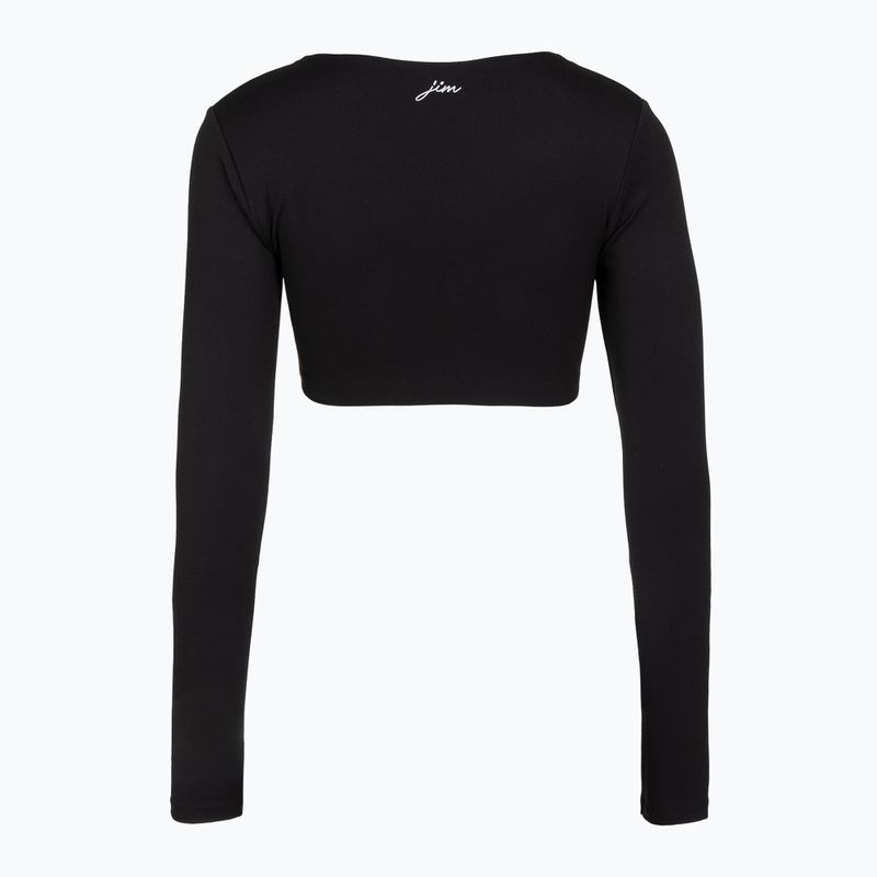 Top de yoga pentru femei JoyInMe Core Crop Top black 2