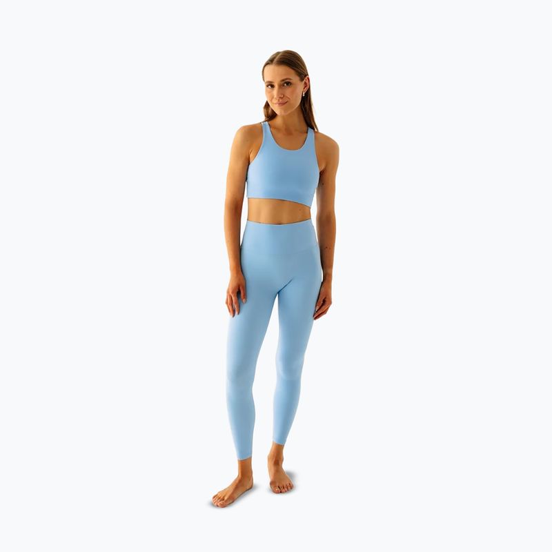 Colanți de yoga pentru femei JoyInMe Oneness Yoga 7/8 blue chia 2
