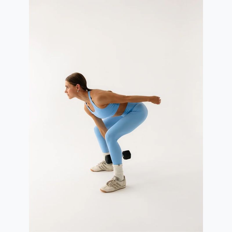 Colanți de yoga pentru femei JoyInMe Oneness Yoga 7/8 blue chia 6