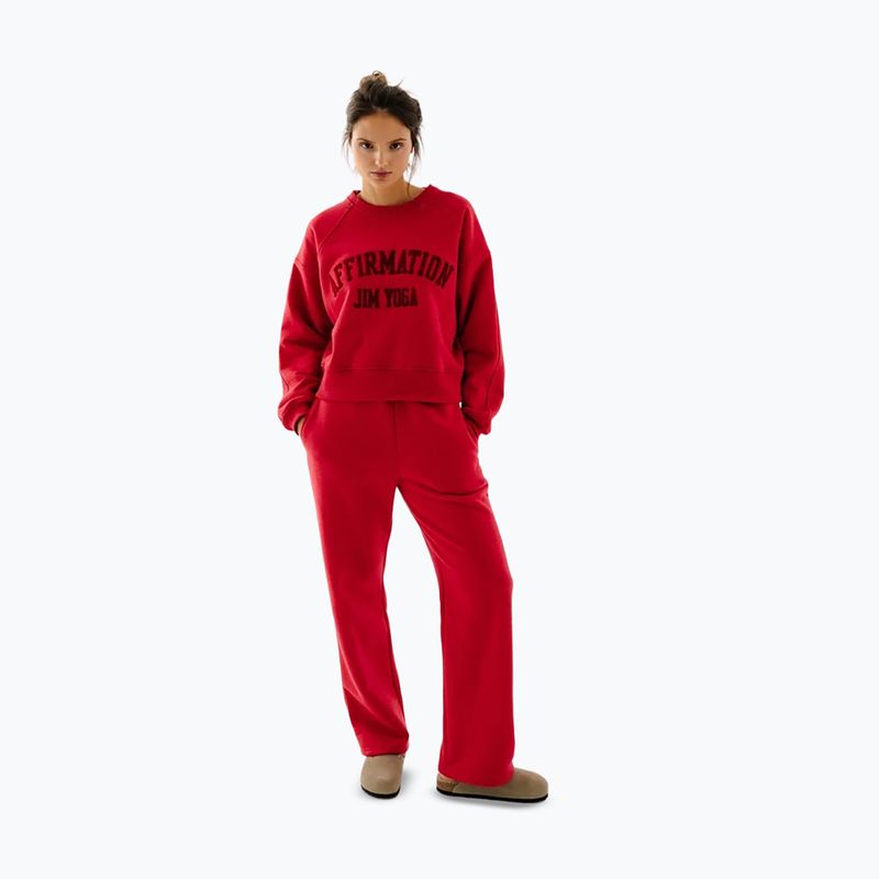 Bluză fleece pentru femei JoyInMe Classic Pullover berry crash 2