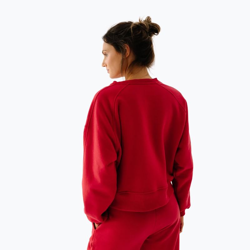 Bluză fleece pentru femei JoyInMe Classic Pullover berry crash 3