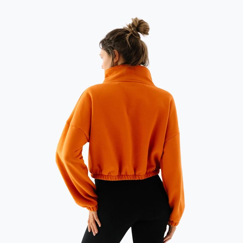 Bluză fleece pentru femei JoyInMe Zip Flow Sweatshirt pumpkin spice 3