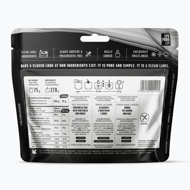 Alimente liofilizate LYOFOOD Jaglanka zmeură-cocos 300 g 2