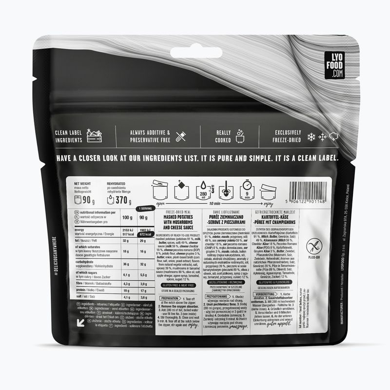 Alimente liofilizate LYOFOOD Mash & Cheese 370 g 2