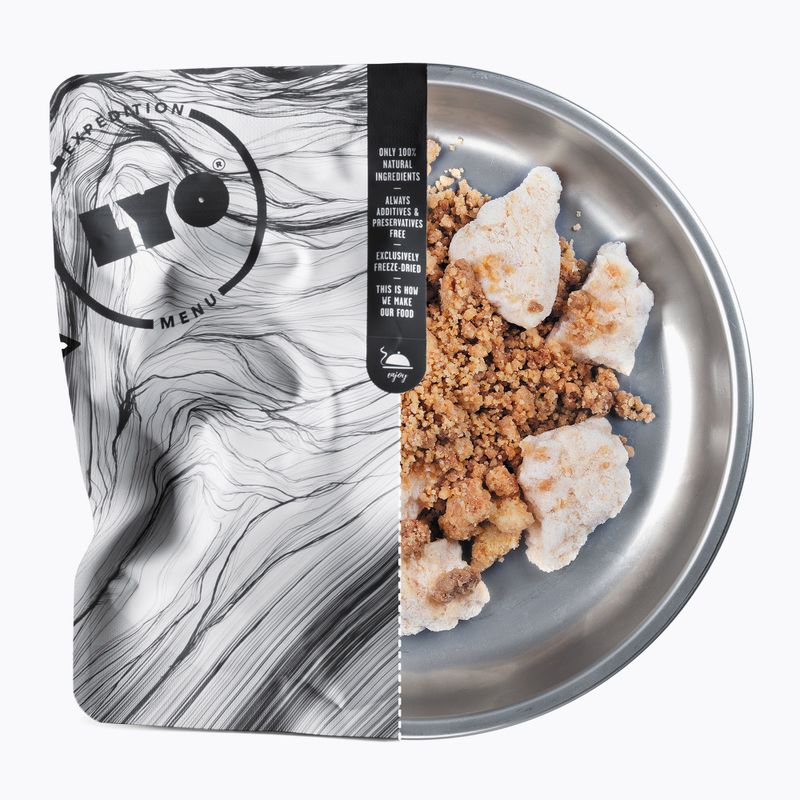 Alimente liofilizate LYOFOOD Crumble cu Mere 140 g 3