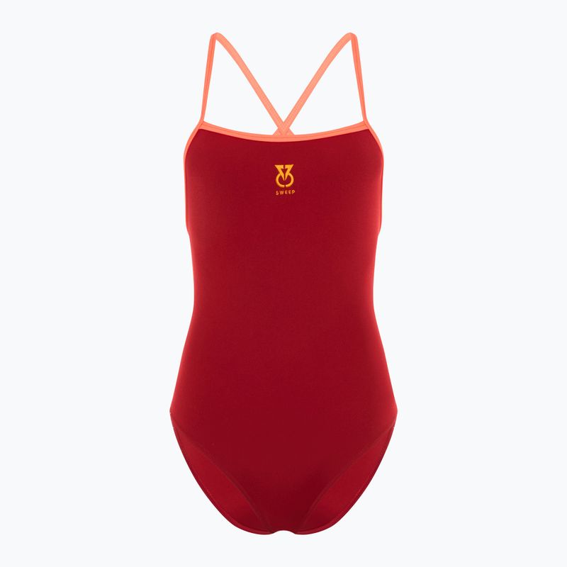 Costum de baie dintr-o piesă pentru femei  SWEEP Classic Rubin burgundy