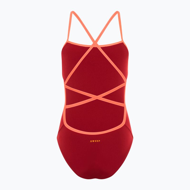 Costum de baie dintr-o piesă pentru femei  SWEEP Classic Rubin burgundy 2