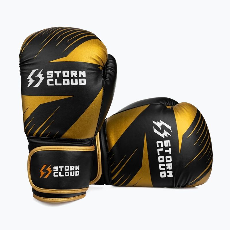 Mănuși de box StormCloud Lynx 2.0 black/gold 3