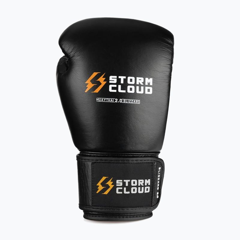 Mănuși de box StormCloud Muay Thai Blizzard 2.0 black/white 2