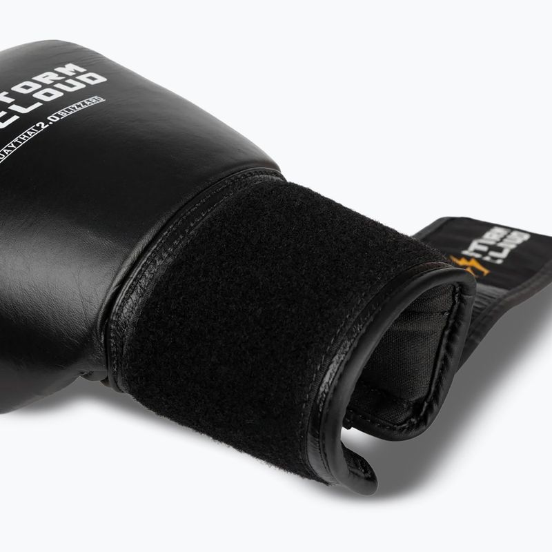 Mănuși de box StormCloud Muay Thai Blizzard 2.0 black/white 6