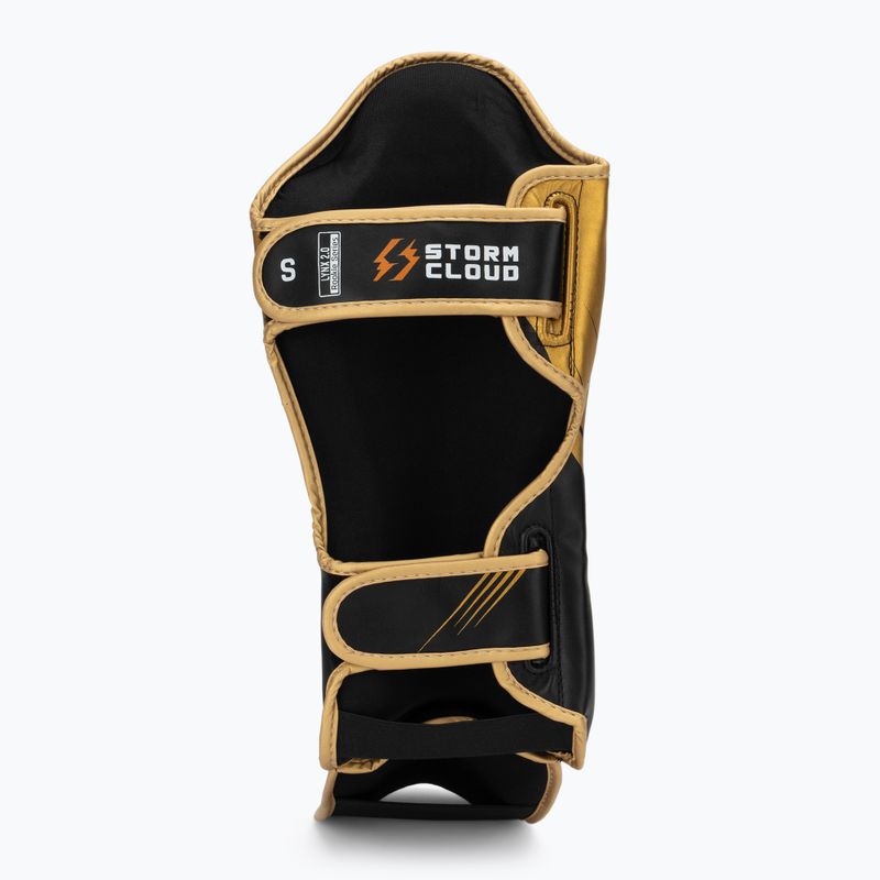 Apărători tibii StormCloud Lynx 2.0 black/gold 5