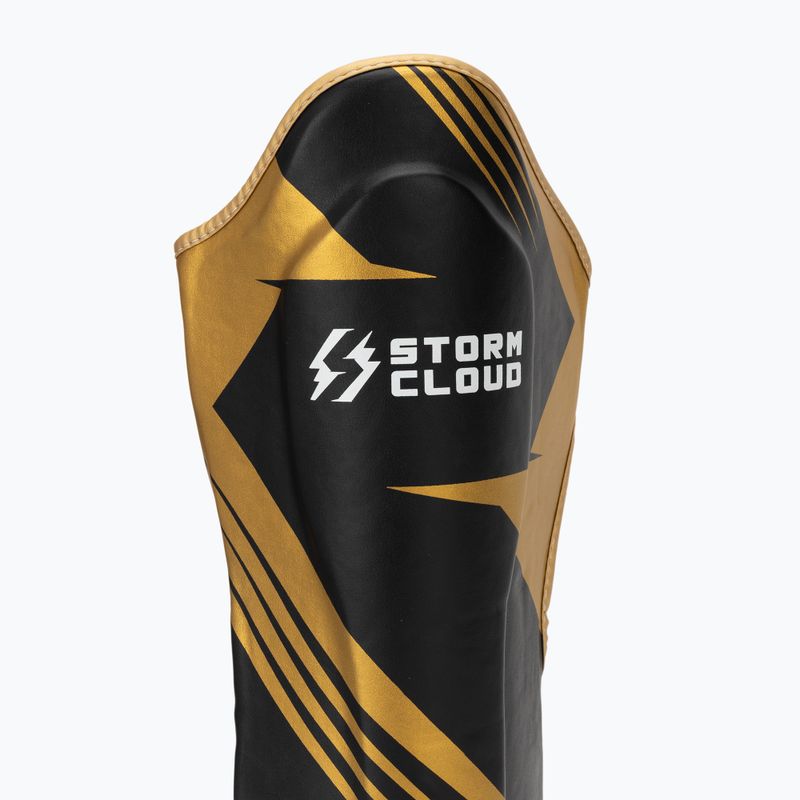 Apărători tibii StormCloud Lynx 2.0 black/gold 6