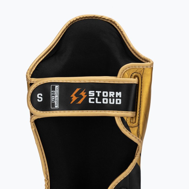 Apărători tibii StormCloud Lynx 2.0 black/gold 7