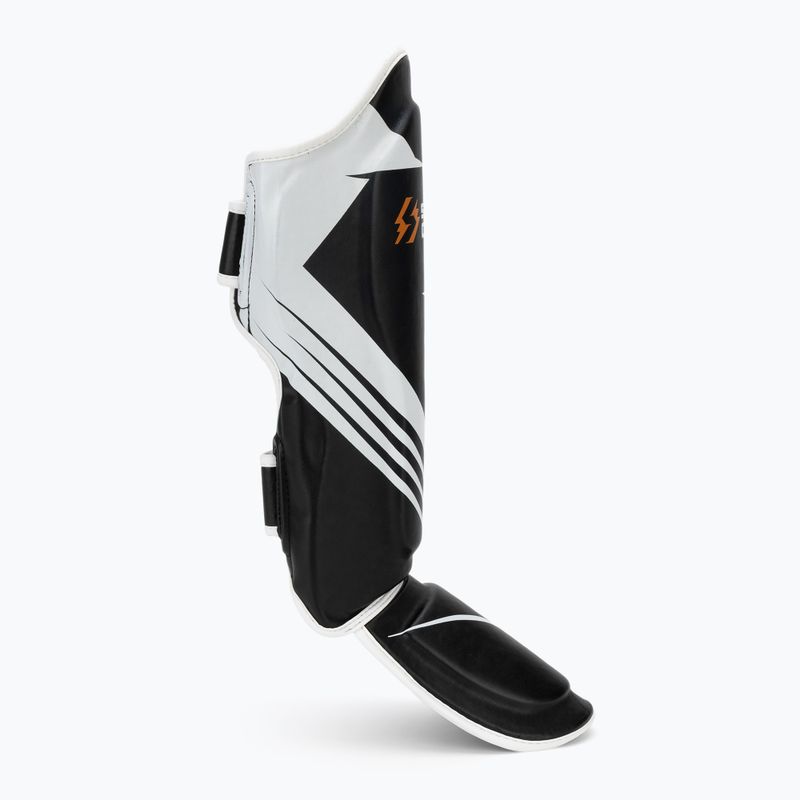 Apărători tibii StormCloud Lynx 2.0 black/white 2
