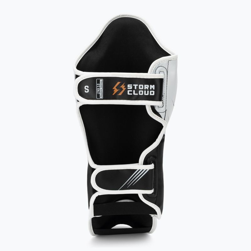 Apărători tibii StormCloud Lynx 2.0 black/white 5