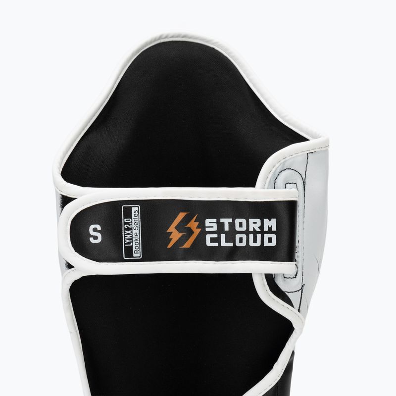 Apărători tibii StormCloud Lynx 2.0 black/white 7
