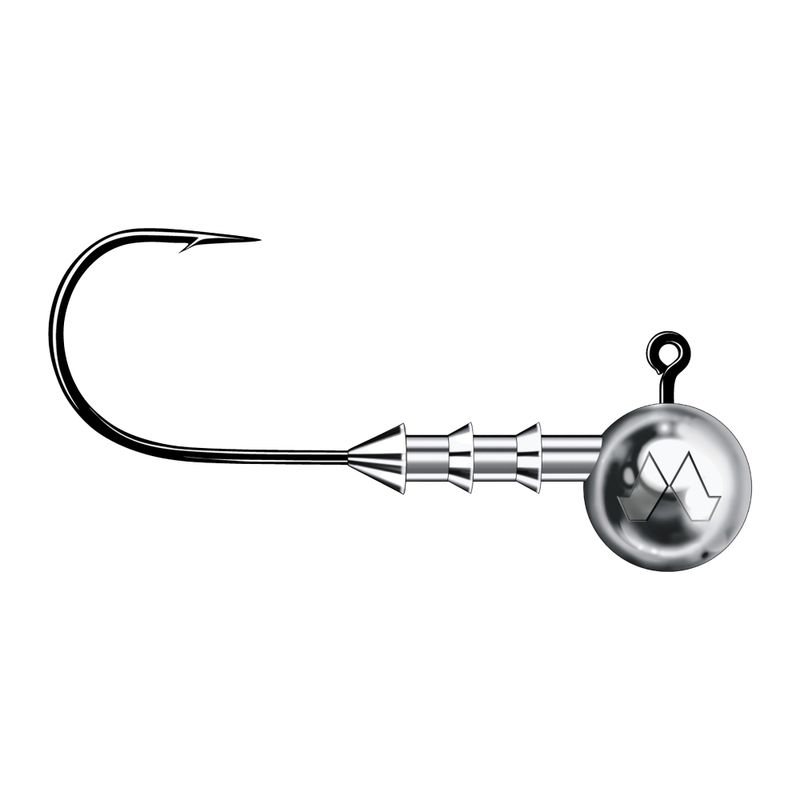 Mustad Classic jig head 3 buc. 5/0 argintiu PDF-724-050-050